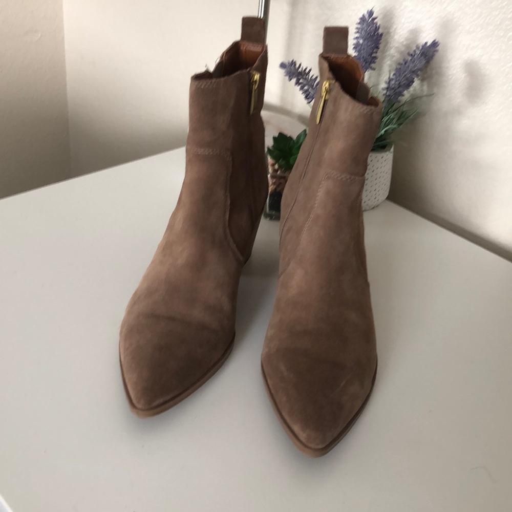Brown booties